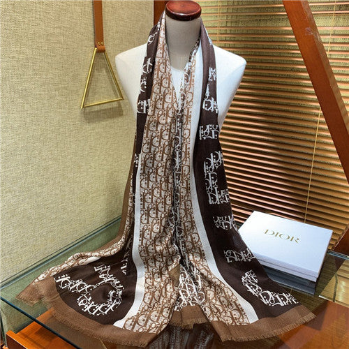 High Quality Luxury Dior Cashmere Scarf Scarves – Style 25321