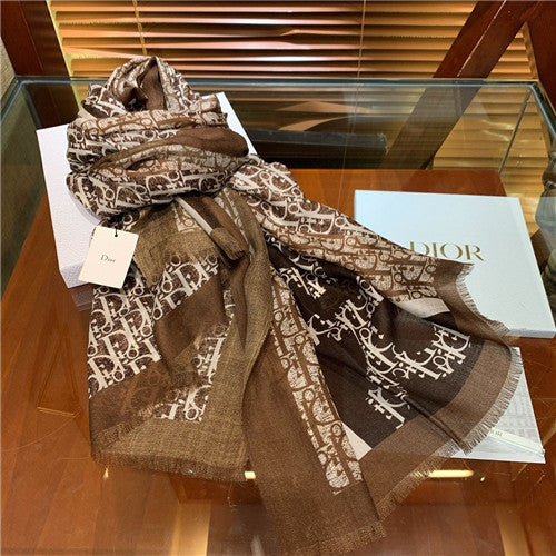 High Quality Luxury Dior Cashmere Scarf Scarves – Style 25321 product detail
