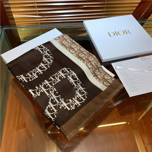 High Quality Luxury Dior Cashmere Scarf Scarves – Style 25321 product detail