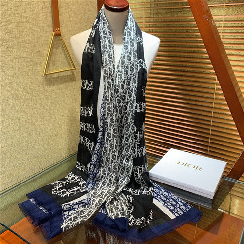 High Quality Luxury Dior Cashmere Scarf Scarves – Style 25318