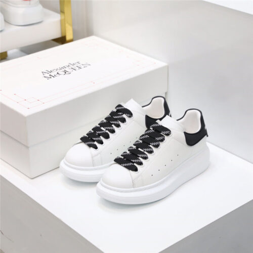 High Quality Luxury Alexander McQueen White Sneakers Women – Style 42243