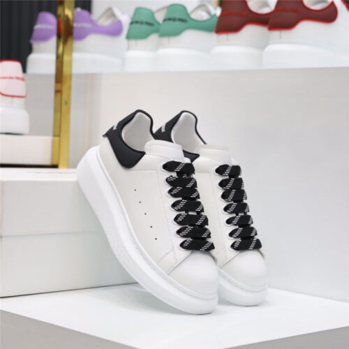 High Quality Luxury Alexander McQueen White Sneakers Women – Style 42243 alternate view