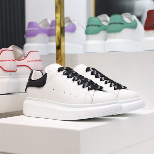 High Quality Luxury Alexander McQueen White Sneakers Women – Style 42243 product detail