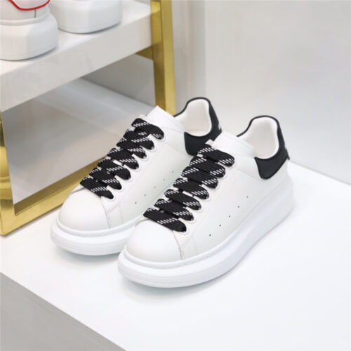 High Quality Luxury Alexander McQueen White Sneakers Women – Style 42243 product detail