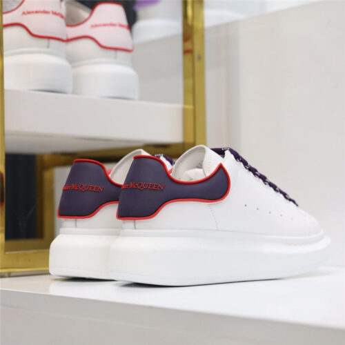 High Quality Luxury Alexander McQueen White Sneakers Women – Style 75011 product detail