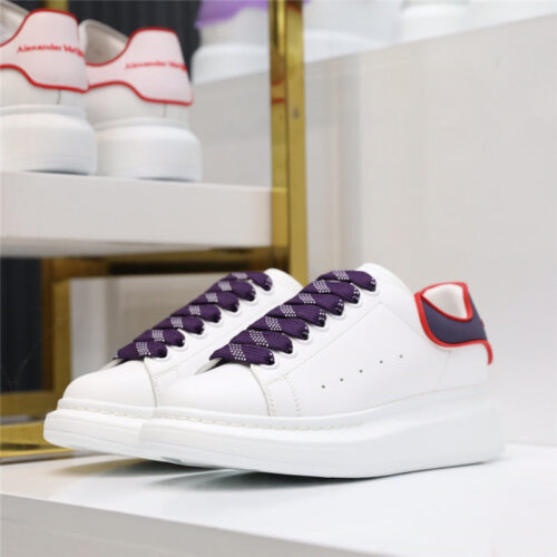 High Quality Luxury Alexander McQueen White Sneakers Women – Style 75011 alternate view