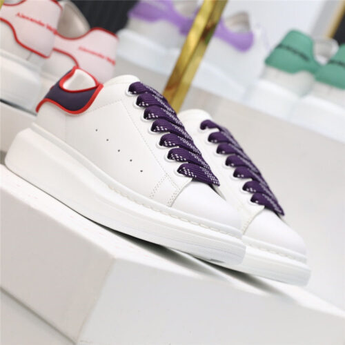 High Quality Luxury Alexander McQueen White Sneakers Women – Style 75011 product detail
