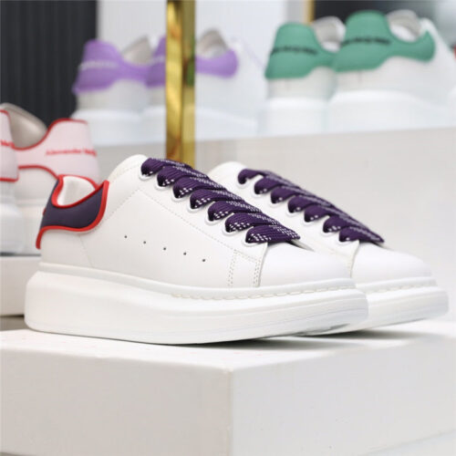 High Quality Luxury Alexander McQueen White Sneakers Women – Style 75011 product detail