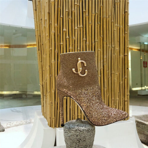 High Quality Luxury Jimmy Choo High Heel Ladies Ankle Boots – Style 55031 product detail