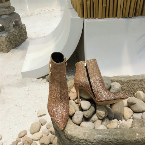 High Quality Luxury Jimmy Choo High Heel Ladies Ankle Boots – Style 55031 product detail