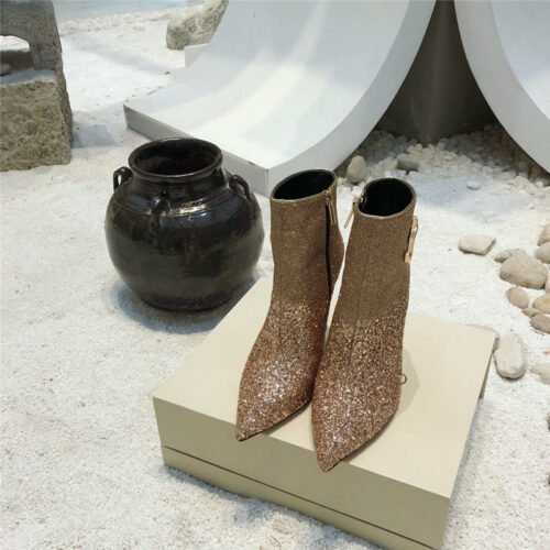 High Quality Luxury Jimmy Choo High Heel Ladies Ankle Boots – Style 55031 product detail