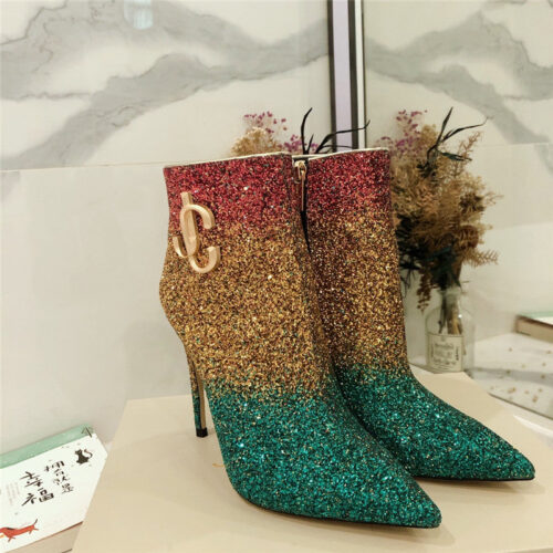 High Quality Luxury Jimmy Choo High Heel Ladies Ankle Boots – Style 19415