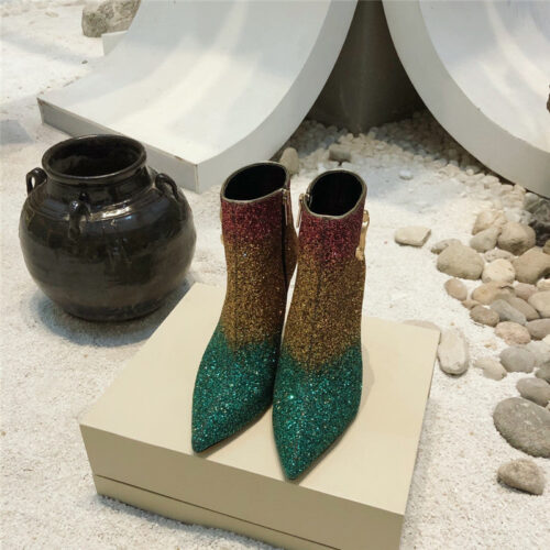 High Quality Luxury Jimmy Choo High Heel Ladies Ankle Boots – Style 19415 product detail