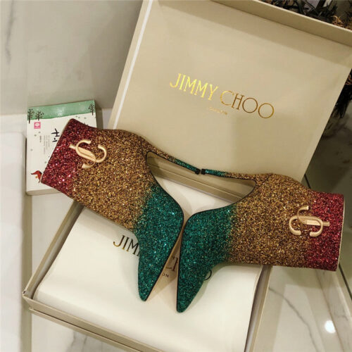 High Quality Luxury Jimmy Choo High Heel Ladies Ankle Boots – Style 19415 product detail