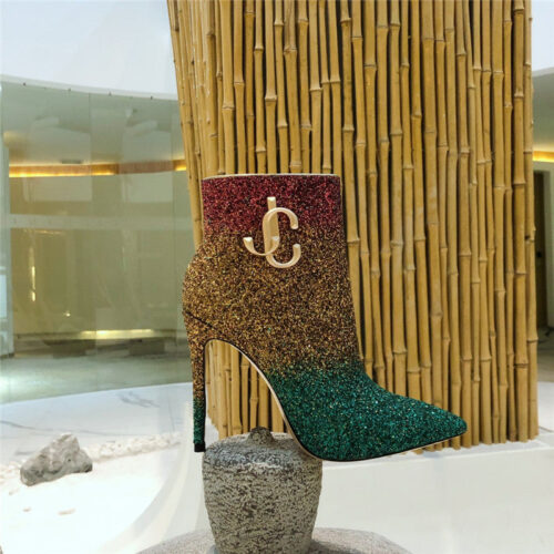 High Quality Luxury Jimmy Choo High Heel Ladies Ankle Boots – Style 19415 product detail