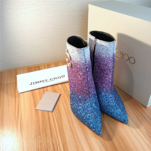 High Quality Luxury Jimmy Choo High Heel Ladies Ankle Boots
