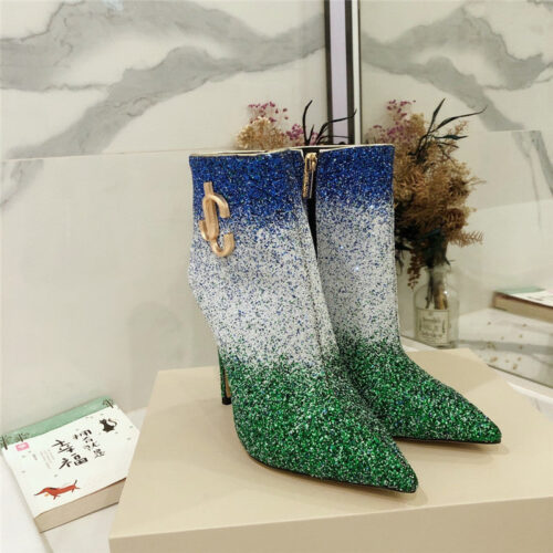 High Quality Luxury Jimmy Choo High Heel Ladies Ankle Boots – Style 08151