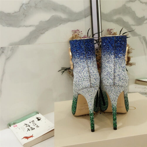 High Quality Luxury Jimmy Choo High Heel Ladies Ankle Boots – Style 08151 product detail