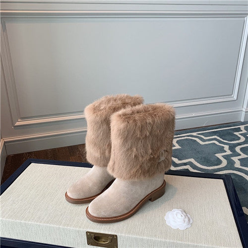 High Quality Luxury Chanel Wool Boots – Style 11366