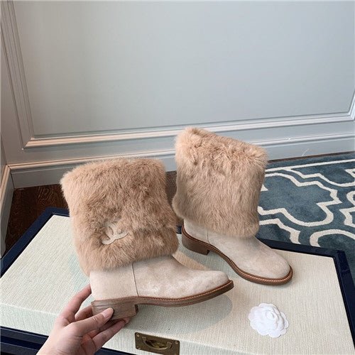High Quality Luxury Chanel Wool Boots – Style 11366 alternate view