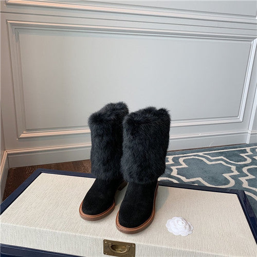 High Quality Luxury Chanel Wool Boots alternate view