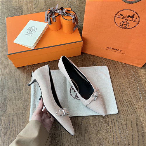 High Quality Luxury Hermes Heeled Sandals – Style 38211 alternate view