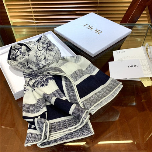 High Quality Luxury Dior Square Scarf – Style 25851 alternate view