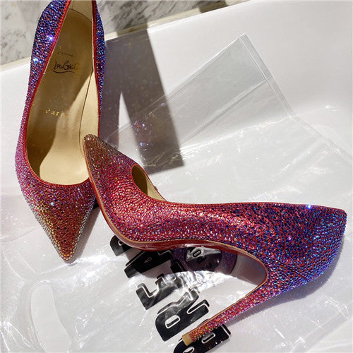 High Quality Luxury Christian Louboutin Diamond High Heels – Style 75156 product detail