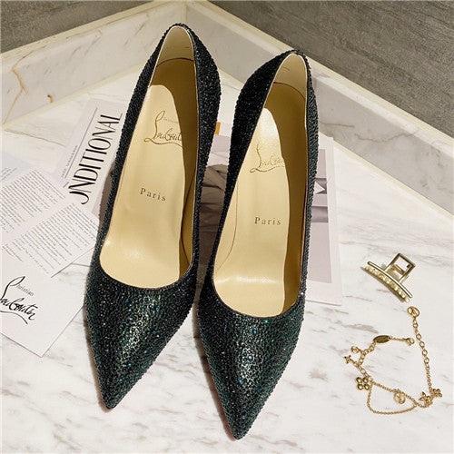 High Quality Luxury Christian Louboutin Diamond High Heels – Style 76852 product detail