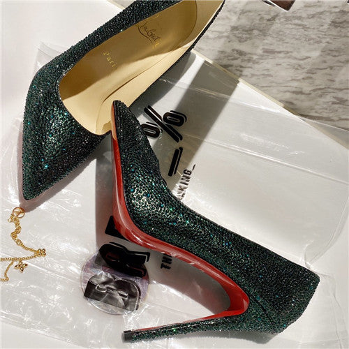 High Quality Luxury Christian Louboutin Diamond High Heels – Style 76852 product detail