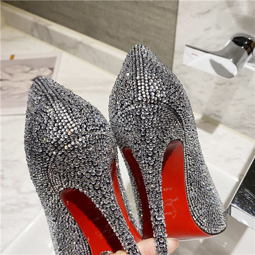 High Quality Luxury Christian Louboutin Diamond High Heels – Style 78548 product detail