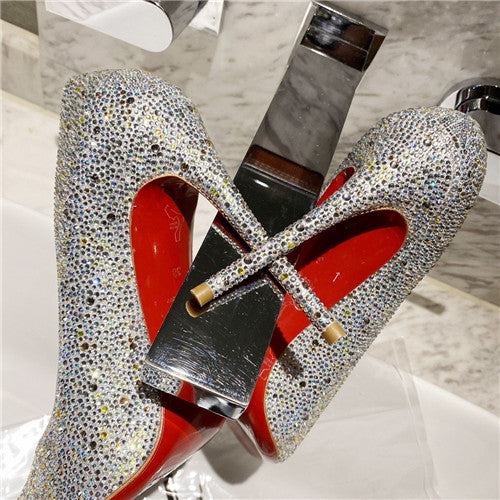 High Quality Luxury Christian Louboutin Diamond High Heels product detail
