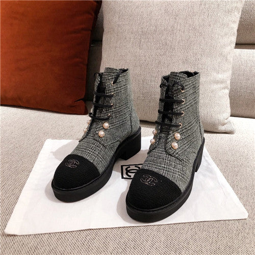 High Quality Luxury Chanel Ankle Boots With Chain
