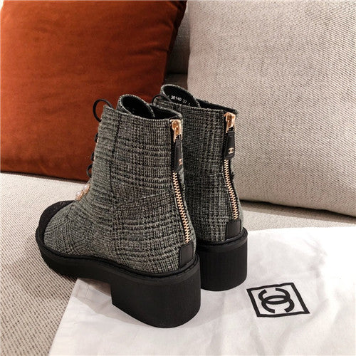 High Quality Luxury Chanel Ankle Boots With Chain product detail