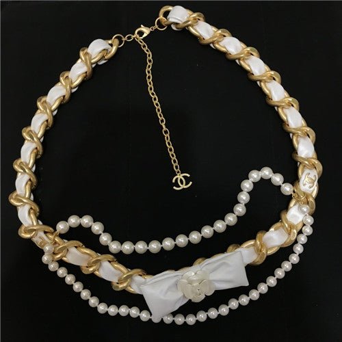 High Quality Luxury Chanel Camellia Waist Chain