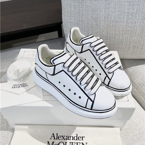 High Quality Luxury Alexander McQueen Sneakers White