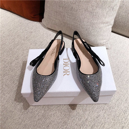 High Quality Luxury Dior J’adior Slingback Flats – Style 40198 alternate view