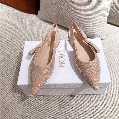 High Quality Luxury Dior J’adior Slingback Flats alternate view