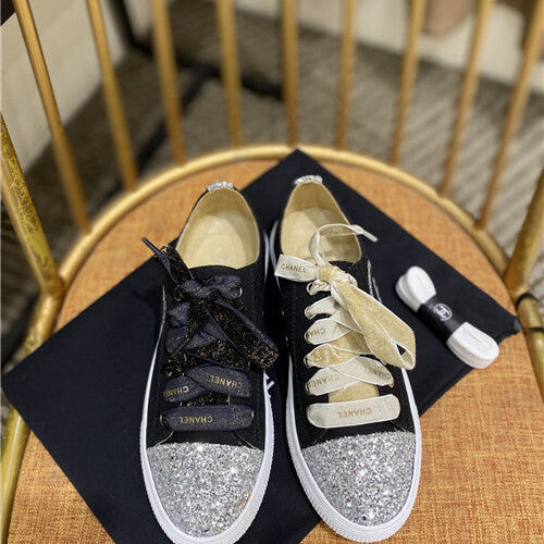 High Quality Luxury Chanel Canvas Sneakers Womens product detail