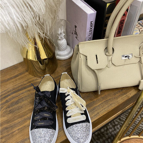 High Quality Luxury Chanel Canvas Sneakers Womens product detail