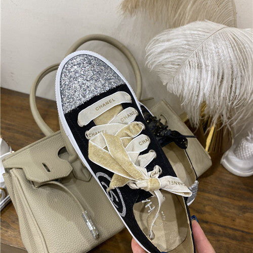 High Quality Luxury Chanel Canvas Sneakers Womens product detail
