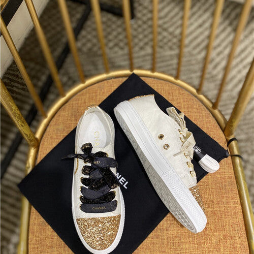 High Quality Luxury Chanel Canvas Sneakers Womens – Style 31142 product detail