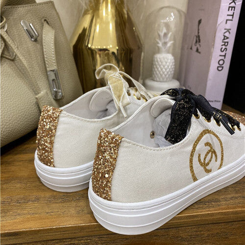 High Quality Luxury Chanel Canvas Sneakers Womens – Style 31142 product detail