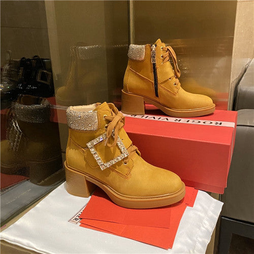 High Quality Luxury Roger Vivier Ankle Boots