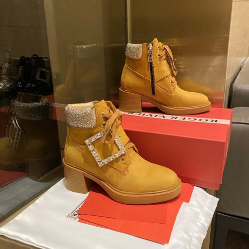 High Quality Luxury Roger Vivier Ankle Boots Women