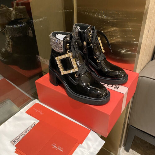 High Quality Luxury Roger Vivier Ankle Boots Women – Style 27092