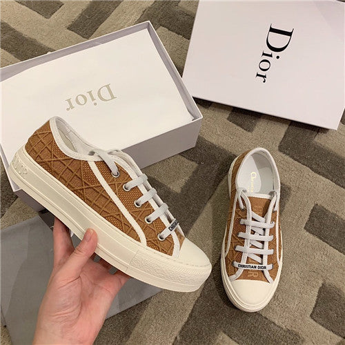 High Quality Luxury Dior White Sneakers Womens