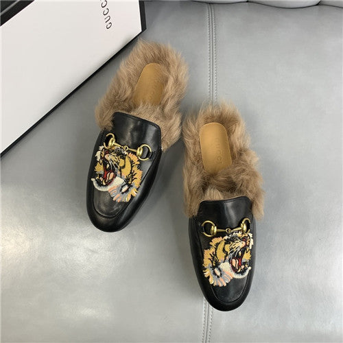 High Quality Luxury Mens Princetown GG Wool Slipper – Style 09779 alternate view