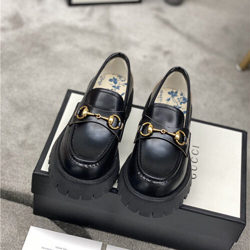 High Quality Luxury Gucci Platform Loafers alternate view