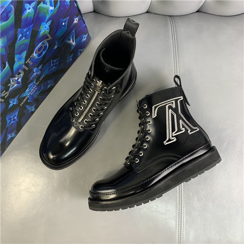High Quality Luxury Louis Vuitton Mens High Top Sneakers – Style 20611 alternate view